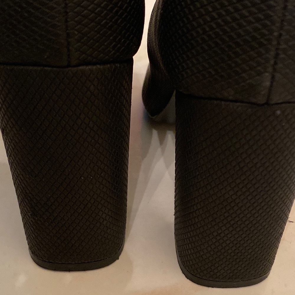 Matte Black Block Heels By Call It Spring - image 4